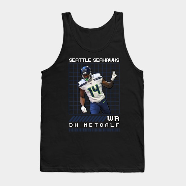 DK METCALF WR SEATTLE SEAHAWKS Dk Metcalf Tank Top TeePublic